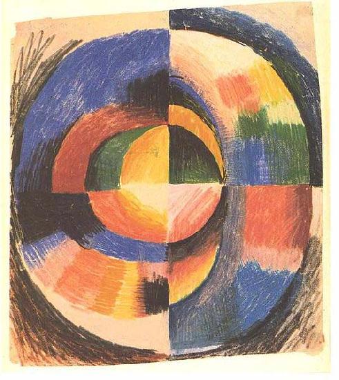 August Macke Colour circle oil painting picture